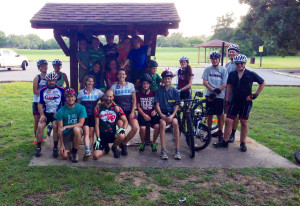 Great group at this Monday's DEVO ride!