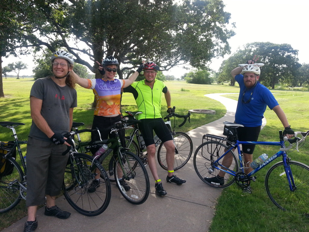 Rabbit ears on the Monday Social Ride