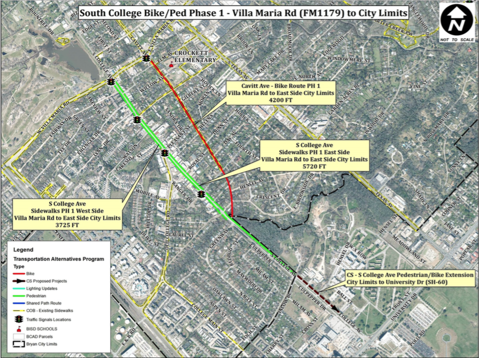 Map of South College Phase 1